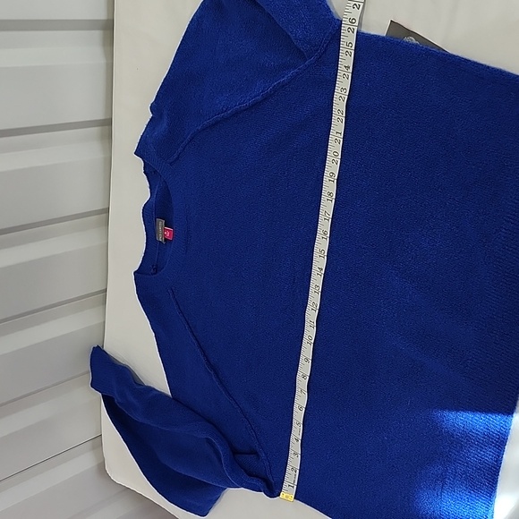 Vince Camuto Womens Vibrant Blue Crew Neck Sweater Size XL NWT - Picture 6 of 7